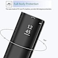 Miniatyrbild 2 av 3: Fodral Cover Samsung Galaxy Note 8 Clear View Fodral Stötsäkert Mirror Flip Fodral Clear View Cover Stativ Samsung Note 8 Svart