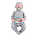 Miniatyrbillede 3 af 5: Realistisk synlige årer genfødt babydukke pige ser realistisk livagtig toddler rekvisitter til børn piger null - B
