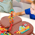 Miniatyrbillede 5 af 5: Magisk Montessori Legetøj Værktøjskasse med Elektrisk Boremaskine, 3D Puslespil Mosaik Værktøjskasse Børnespil, Kreativitets Værktøjskasse til Børn i Alderen 3-12