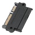 Miniatyrbillede 5 af 8: Adapter SAS til SATA-port Harddisk til bundkort 15PIN konverter SFF8482 sort plastik skal (ShootThrough（10310） ) 0.1