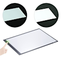 Miniatyrbilde 4 av 4: A3 Super Slim LED Lyshylle med USB-kabel, Justerbar Lysstyrke