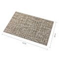 Miniatyrbilde 2 av 2: Sett med 4 plassmatter (30x45cm), vevde vaskbare plassmatter til kjøkken E