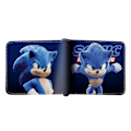 Pikkukuva 1 / 5: Sonic The Hedgehog -lompakko, jossa useita taskuja, kolikkopussi ja henkilökortti, lapsille C