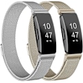 Miniatyrbild 1 av 7: Metallband för Fitbit Inspire 2 & Fitbit Inspire HR & Inspi,ZQKLA