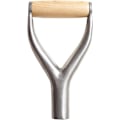Miniatyrbilde 1 av 5: 31mm indre diameter jern spade håndtak spade D/Y grep håndtak god håndbeskyttelse hage solid jern tilbehør hageverktøy for snøskuffe verktøy