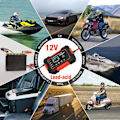 Miniatyrbillede 5 af 5: Bilbatterilader, 12V 6A Smart Batteri Trickle Lader Bil 12V Batteri
