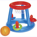 Miniatyrbild 1 av 5: Pool Floats Toys Game Set, 2-i-1 Flytande Pool Basketkorgar & Pool Ring Toss Spel, Roliga Sommarvattenspel Poolleksaker