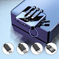 Miniatyrbilde 4 av 4: Powerbank med 20 000 mAh Dual 2x USB LCD-skjerm Ekstern batteri Hurtigladefunksjon Lader, Svart, for iPhone/Huawei/Xiaomi/Samsung