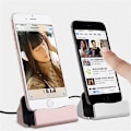 Miniatyrbillede 1 af 4: Dockingstation til IPHONE 6 Plus Lightning Smartphone Støtte