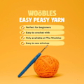 Pikkukuva 3 / 4: Wooble's Aloittelijan Virkkaussetti Simple Pea -Langalla, Kuten Shark Tank Penguinissa Rabbit