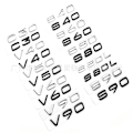 Miniatyrbild 1 av 5: 3D svarta bilbagageutrymmesbokstäver för Volvo C30 V40 V50 V60 V90 S40 S60 S80 S90 Xc40 Xc60 Xc90 Emblem Logo Badge Sticker Tillbehör V50 V50 Glossy Black