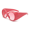 Pikkukuva 1 / 7: Twooo T1021 Tukkumyynti Värikkäät Ylisuuret Lasit Pyöreät Kehykset Trendikkäät Aurinkolasit 2024 C4 Rose / Pink designer fasionable sunglasses