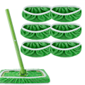 Miniatyrbillede 1 af 7: Swiffer Sweeper Mop Udskiftningspuder, Klud til Swiffer Gulvmopper, Genanvendelig Betræk pcs