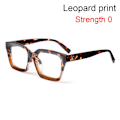 Miniatyrbilde 1 av 10: Lesebriller Presbyopia Briller LEOPARD TRYKK STYRKE 0 leopard pri leopard print Strength 0-Strength 0