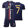 Miniatyrbild 1 av 11: 23 Paris träningsguld nr 30 Messi tröja nr 7 Mbappe nr 10 Neymar fotbollströja Special Edition No.7 L