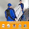 Miniatyrbild 3 av 5: Flyttband Lyftband för att flytta möbler, 2-personers axellyftsystem, axelband för att flytta apparater, F