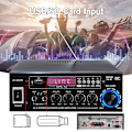 Miniatyrbillede 2 af 5: 2000W integreret forstærker bluetooth 5.0 HiFi stereo forstærker digital FM