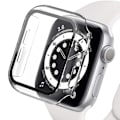 Pikkukuva 1 / 5: Kova kuori Apple Watch -kuorelle 9 8 7 6 5 4 38 40mm Lisävarusteet Näytönsuoja iWatch Sarja 44mm 45mm 41mm 42mm Läpinäkyvä 19 Läpinäkyvä 19 Transparent 19 Series 4654 SE 44MM
