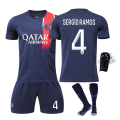 Miniatyrbild 3 av 11: 23-24 Ny säsong Paris Saint-Germain fotbollströja 30 Messi 10 Neymar 7 Mbappe tröjset number 6 M