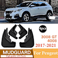 Miniatyrbilde 4 av 5: Bilstiling skjermer for Peugeot 3008 Mk2 Gt 2017 2018 2019 2020 2021 Skjermer Skjermer Skjerm 4stk Foran Bak