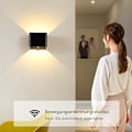 Miniatyrbild 2 av 5: Uppladdningsbar vägglampa inomhus med rörelsesensor, 5W LED svart