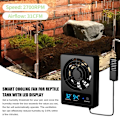 Miniatyrbillede 11 af 11: Ventilationsventilator til reptilterrarium, affugter til regnskov degrees Celsius one