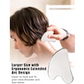 Miniatyrbillede 4 af 5: Gua Sha Massageværktøj, Rustfrit Stål Gua Sha Værktøj Gua Sha Ansigsskraber til slankere ansigt og kontureret hjerteform
