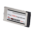Miniatyrbillede 1 af 5: Hurtig Dual 2 Port USB 3.0 Express Card 34mm Slot Express Card Pcmcia Konverter Adapter til Lap