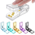 Miniatyrbillede 4 af 10: Mini Pilledeler Multipel Pilleklipper SORT black