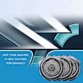 Miniatyrbilde 3 av 5: Pack Sh50 reservedeler barberhoder for Series 5000, S5000 S5420 S5380 S5351 Multiprecision-blader