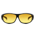 Miniatyrbillede 4 af 7: Polariserede dag-nat køreglas anti-reflekssolbriller til mænd og kvinder med high definition nattesyn wrap-around solbriller 1 in 1 polarized set