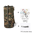 Miniatyrbild 1 av 5: Taktisk Molle Vattenflaska Väska Militär Utomhus Camping Vandring Dragsko Vattenflaska Hållare Multifunktion Flaska Väska Jungle with strap