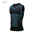 Miniatyrbillede 1 af 5: Ionic Shaping Vest Sport Skintight Vests BLACK XL sort black XL