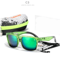 Pikkukuva 1 / 7: 2024 Uusi saapuminen ulkoilulajit sävyt Vintage heijastava TAC-linssi miehet Spy Polarized aurinkolasit S174 C3 Square