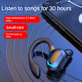 Pikkukuva 3 / 10: 1. Bluetooth-kuulokkeet Langattomat kuulokkeet MUSTA black