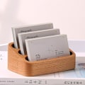 Miniatyrbillede 7 af 10: Visitkort Holder Organizer SORT VALNØD SORT Black Walnut Black Walnut