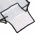 Pikkukuva 4 / 5: Läpinäkyvä matkalaukun suojus, vedenpitävä PVC-matkalaukun suojus, vedenpitävä, pölyä ja naarmuja kestävä suojus pyörillä varustetulle laukulle, 22 tuumaa