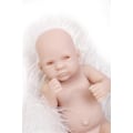 Miniatyrbillede 3 af 5: 11 tommer DIY genfødt babydukke silikone model