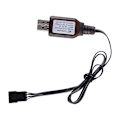 Pikkukuva 3 / 5: 7.4V akku Sm-4p USB-kaapelilaturi Rc tehokas vene pikavene R/c lelut