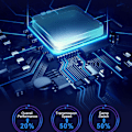 Miniatyrbild 4 av 5: 20000+ 4k hdmi videospel stick retro spelkonsol med 2 trådlösa handkontroller 4k spel stick 100% ny 128g