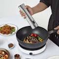Miniatyrbilde 3 av 5: Elektrisk pepperkvern, pepperkvern i rustfritt stål, pepper, salt