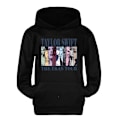 Miniatyrbillede 4 af 5: 3-16 år barn Pop Taylor Swift The Eras Tour trykt hættetrøje piger drenge hættetrøje pullover toppe Sort
