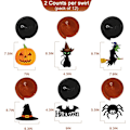 Pikkukuva 5 / 6: Halloween-koristeet riippuvina pyörteinä - 12 kpl riippuvaa Halloween-kattovirtaa - Suurikokoinen haamu, kurpitsa, noidat pyörteissä