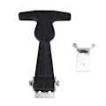 Miniatyrbild 5 av 7: 2 stycken T-handtag Pull Locks med gummikåpa, flexibel T-handtag 2pcs