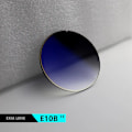 Miniatyrbild 1 av 6: EXIA E10B Solglasögon Linser Grå Gradient Färg UV400 SHMC AR Blå Bas Kurva 2 CR39 Hartslins