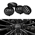 Miniatyrbild 1 av 5: 4-pack - Audi Centrumkåpor / Hjulnav Emblem - Bil 61 60 mm 60 mm 61