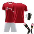 Miniatyrbild 4 av 11: 21-22 Champions League-versionen av Red Devils hemmatröja nr 7 Ronaldo nr 6 Pogba nr 10 Rashford vuxendräkt Size 7 with socks XS#