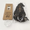 Miniatyrbilde 2 av 5: Rustikk lyslampe i tre, lysestake med 10 telys, veggmontert krystalldisplayhylle for hjemmedekor, meditasjon Owl