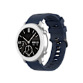 Miniatyrbilde 2 av 5: Mykt silikonarmbånd 20/22mm Smartklokke Rem Erstatning Armbåndstilbehør for Amazfit Gtr 2e/gts 2e/bip/bip U Midnattsblå Midnight Blue 20mm