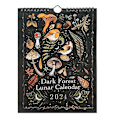 Miniatyrbild 4 av 8: 12 X 8 tum Mörk Skog Lunar Kalender 2024 innehåller 12 original
